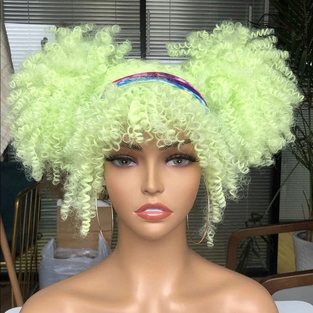 Afro Kinky Curly Wigs - Picture 7 of 10